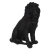 De gros ✨ Lion En Résine Pour Extérieur - Gris Anthracite ????