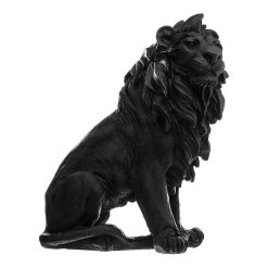 Coupon ???? ATMOSPHERA Sculpture Lion En Résine H31 Noir ✨ -Paris Prix Sales unnamed file 3109