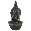 Meilleure vente ???? Statue Bouddha Tête Souriante 113cm Noir ????