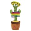 Le moins cher ⌛ Paris Prix Peluche Déco Cactus Musical Dansant 31cm Vert ????