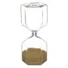 Grosses soldes ❤️ Sablier Hexagonal Déco Loft 16cm Transparent 🎉