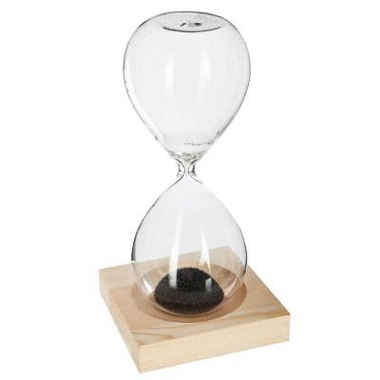 Coupon ✨ Sablier Déco Magnétique 15cm Noir ???? 1 Coupon ✨ Sablier Déco Magnétique 15cm Noir ????