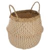 Coupon ❤️ ATMOSPHERA Panier Tressé Seagrass Motif Blanc ????