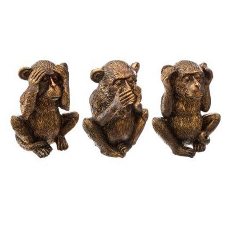 Les meilleures critiques de ✨ Lot De 3 Statuettes Déco Singe Sagesse 17cm Or ⭐ 1 Les meilleures critiques de ✨ Lot De 3 Statuettes Déco Singe Sagesse 17cm Or ⭐