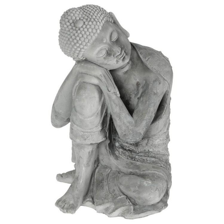 Budget ???? Statuette En Ciment Bouddha Assis 36cm Gris ???? 1 Budget ???? Statuette En Ciment Bouddha Assis 36cm Gris ????
