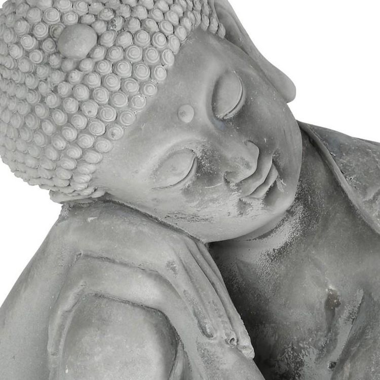 Budget ???? Statuette En Ciment Bouddha Assis 36cm Gris ???? 3 Budget ???? Statuette En Ciment Bouddha Assis 36cm Gris ???? – Image 3