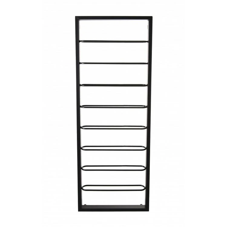 Meilleur prix 😀 MACABANE HABY - Étagère Range-bouteilles Droit 8 Niveaux 8 Bouteilles Métal Noir ❤️ 2 Meilleur prix 😀 MACABANE HABY - Étagère Range-bouteilles Droit 8 Niveaux 8 Bouteilles Métal Noir ❤️ – Image 2