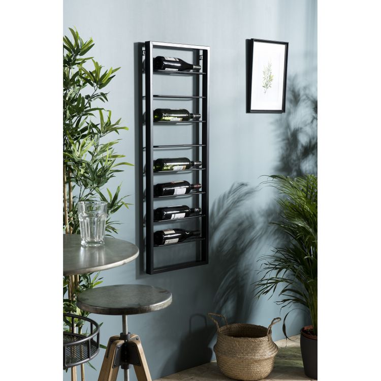 Meilleur prix ???? MACABANE HABY - Étagère Range-bouteilles Droit 8 Niveaux 8 Bouteilles Métal Noir ❤️ 3 Meilleur prix ???? MACABANE HABY - Étagère Range-bouteilles Droit 8 Niveaux 8 Bouteilles Métal Noir ❤️ – Image 3