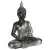Offres ???? Statue Déco Bouddha 62cm Naturel & Argent ❤️