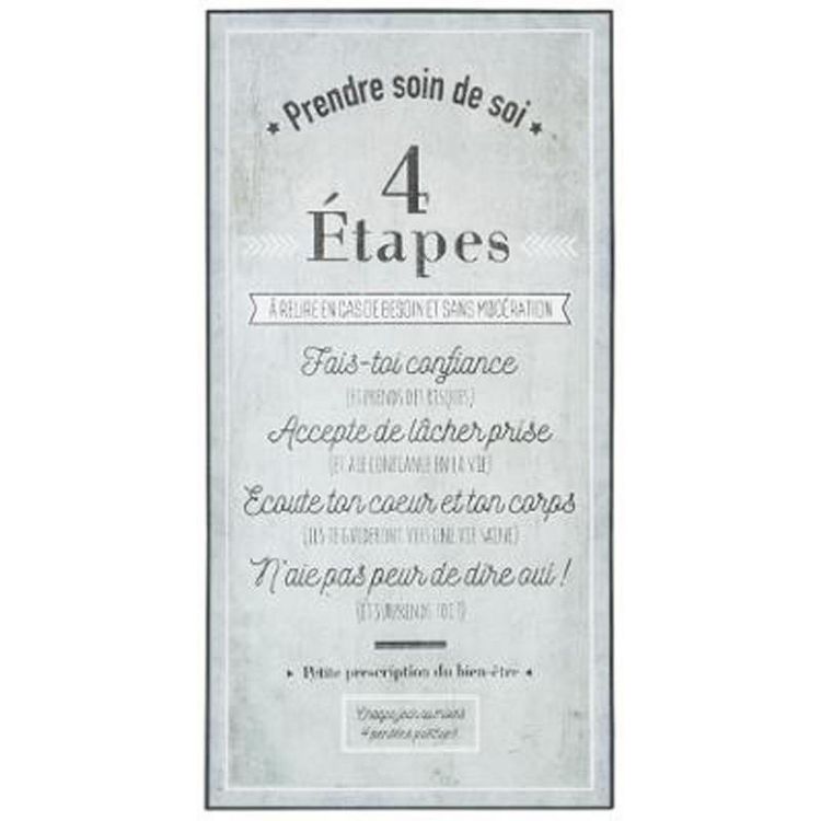 Grosses soldes ???? Sticker Relief Soin De Soi 32x60cm Gris ???? 1 Grosses soldes ???? Sticker Relief Soin De Soi 32x60cm Gris ????