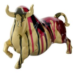 Meilleure affaire ???? Paris Prix Statuette Déco Taurus 24cm Multicolore ????