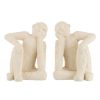 Les meilleures critiques de ???? Paris Prix Lot De 2 Serre-Livres Assis Ciment 25cm Blanc ????