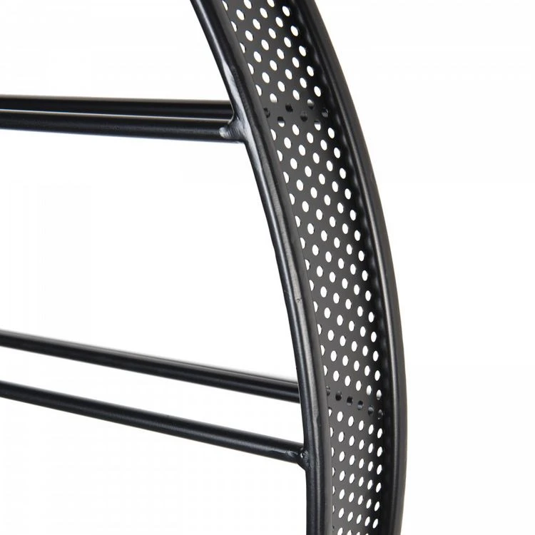 Sortie 🤩 MACABANE HABY - Étagère Ronde Range-bouteilles 90x90cm 5 Niveaux 9 Bouteilles Métal Noir 🌟 3 Sortie 🤩 MACABANE HABY - Étagère Ronde Range-bouteilles 90x90cm 5 Niveaux 9 Bouteilles Métal Noir 🌟 – Image 3