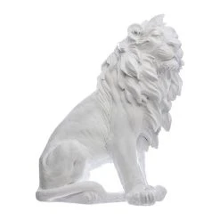Acheter 😉 ATMOSPHERA Sculpture Lion En Résine H31 Blanc 🛒 -Paris Prix Sales unnamed file 3195