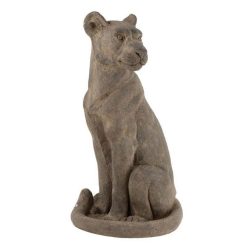 Remise ???? Paris Prix Statuette Panthère Design Baguera 78cm Beige ????