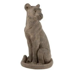 Remise 🎉 Paris Prix Statuette Panthère Design Baguera 78cm Beige 🌟