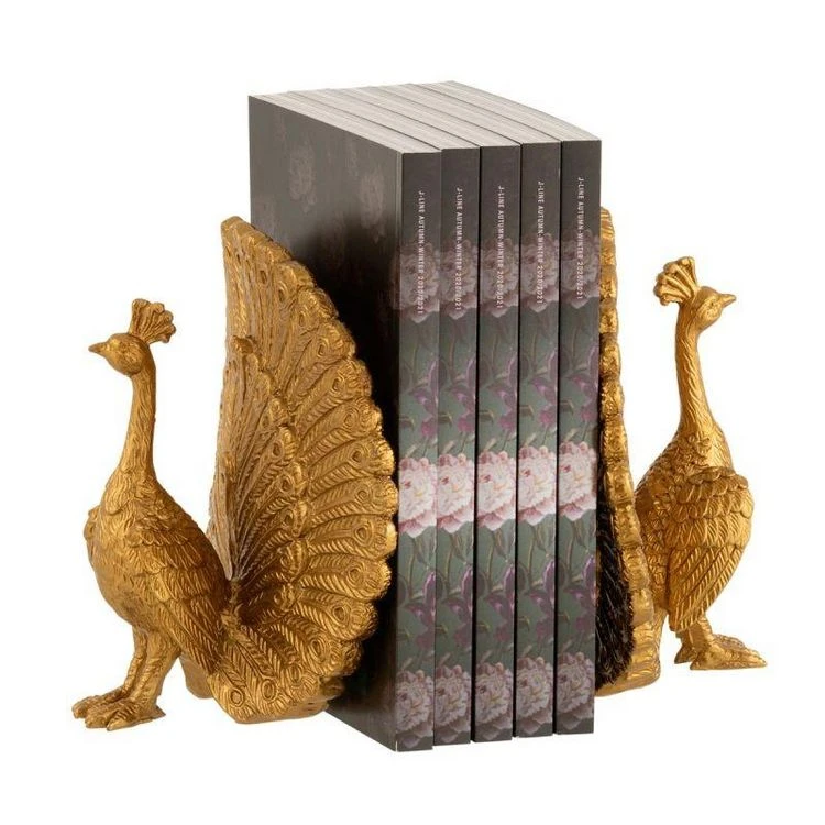Les meilleures critiques de 🌟 Paris Prix Lot De 2 Serre-Livres Paon Avec Plumes 19cm Or 👍 2 Les meilleures critiques de 🌟 Paris Prix Lot De 2 Serre-Livres Paon Avec Plumes 19cm Or 👍 – Image 2