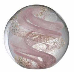 Vente flash 👍 Paris Prix Presse Papier En Verre Guirlande 10cm Rose & Or 🥰