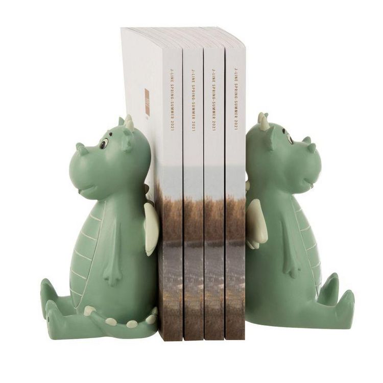 Paris Prix Lot de 2 Serre-Livres Enfant Dragon 16cm Vert Bon marché ⌛ Paris Prix Lot De 2 Serre-Livres Enfant Dragon 16cm Vert ???? -Paris Prix Sales unnamed file 3207