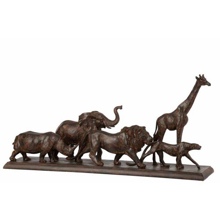 Paris Prix Statue Déco 5 Animaux 71cm Marron Vente flash ???? Paris Prix Statue Déco 5 Animaux 71cm Marron ???? -Paris Prix Sales unnamed file 3249