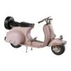 Acheter 👍 Paris Prix Statuette Déco Scooter Vintage 28cm Rose 🎁