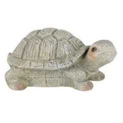 Sortie 🥰 Paris Prix Statuette Déco Tortue En Résine 30cm Gris 🛒