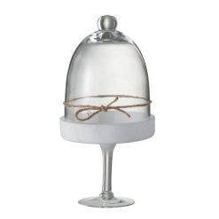Vente flash ???? Paris Prix Cloche En Verre Sur Pied Boule 33cm Transparent ????