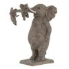 Meilleur prix ???? Paris Prix Statuette Déco Éléphant Trompe 33cm Gris ????