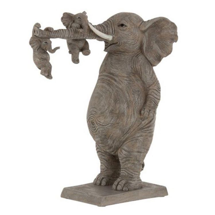 Paris Prix Statuette Déco Éléphant Trompe 33cm Gris Meilleur prix ???? Paris Prix Statuette Déco Éléphant Trompe 33cm Gris ???? -Paris Prix Sales unnamed file 3297