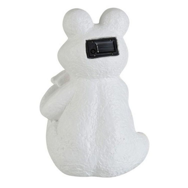Tout neuf ???? Paris Prix Statuette Déco Grenouille Genoux 38cm Blanc ???? 2 Tout neuf ???? Paris Prix Statuette Déco Grenouille Genoux 38cm Blanc ???? – Image 2