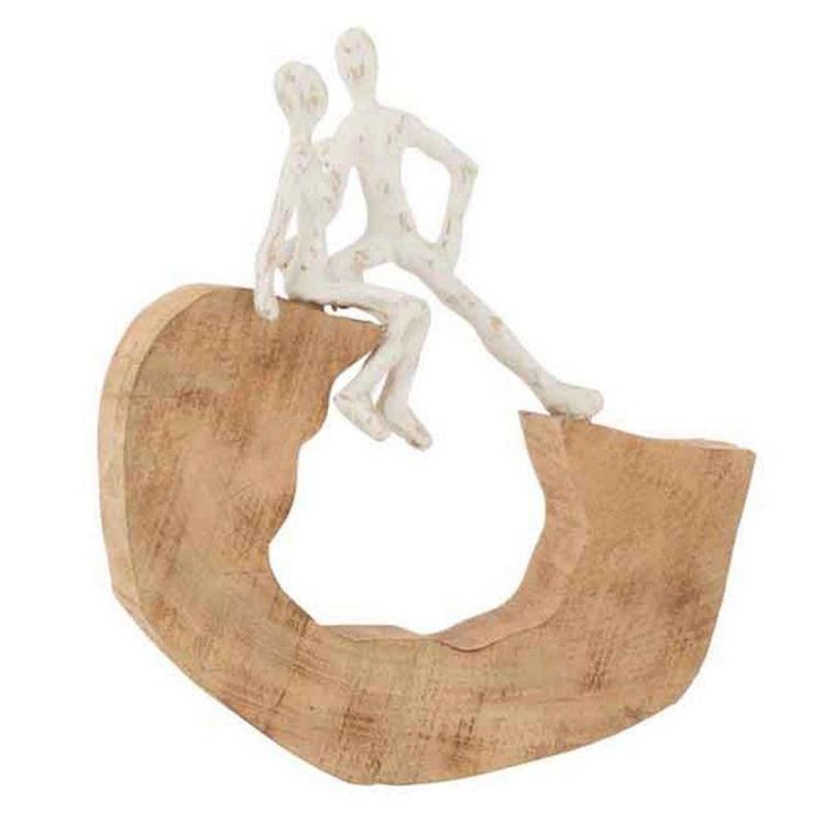 Paris Prix Statuette Déco Couple Assis 29cm Naturel & Blanc Meilleure affaire ???? Paris Prix Statuette Déco Couple Assis 29cm Naturel & Blanc ❤️ -Paris Prix Sales unnamed file 3300