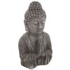 Bon marché ???? ATMOSPHERA Statuette De Bouddha - H. 49 Cm - Effet Bois ????