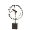 Acheter 🤩 Paris Prix Statuette Déco Gymnaste Dans Cercle 47cm Marron 😀