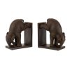 Grosses soldes ❤️ Paris Prix Lot De 2 Serre-Livres Éléphant 43cm Marron ✔️