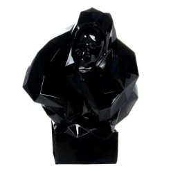Sortie ⌛ Paris Prix Statue Design Sculpture Kenya 50cm Noir 🛒
