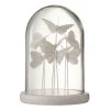 Le moins cher ✔️ Paris Prix Cloche Décorative Design Papillons 25cm Blanc 🛒