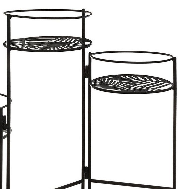 Budget ❤️ ATMOSPHERA Lot De 3 Portes Plante En Métal Leaf Noir ???? 2 Budget ❤️ ATMOSPHERA Lot De 3 Portes Plante En Métal Leaf Noir ???? – Image 2