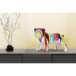 Alternative view of Nouveau ???? Paris Prix Statuette Déco Bulldog 40cm Multicolore ⌛