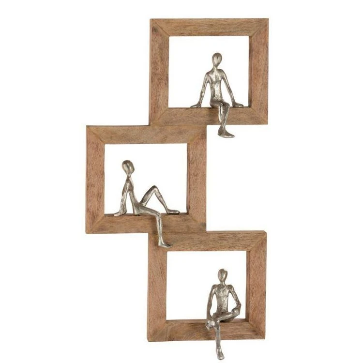 Tout neuf 😍 Paris Prix Statue Déco 3 Personnages Relax 71cm Naturel 😀 1 Tout neuf 😍 Paris Prix Statue Déco 3 Personnages Relax 71cm Naturel 😀