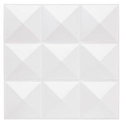 Vente flash ???? ATMOSPHERA Sticker Carrelage Pic - Blanc ????