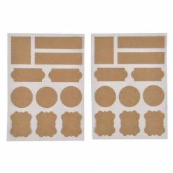 Remise 👍 Paris Prix Lot De 22 Stickers Craft 13x18cm Naturel 🛒