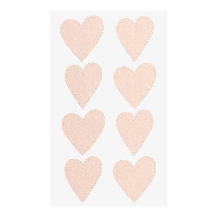 Nouveau ???? Youdoit 4 Feuilles D'autocollants Coeurs Rose Clair ✨ 3 Nouveau ???? Youdoit 4 Feuilles D'autocollants Coeurs Rose Clair ✨ – Image 3