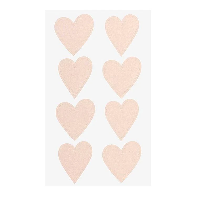 Nouveau 👏 Youdoit 4 Feuilles D'autocollants Coeurs Rose Clair ✨ 3 Nouveau 👏 Youdoit 4 Feuilles D'autocollants Coeurs Rose Clair ✨ – Image 3