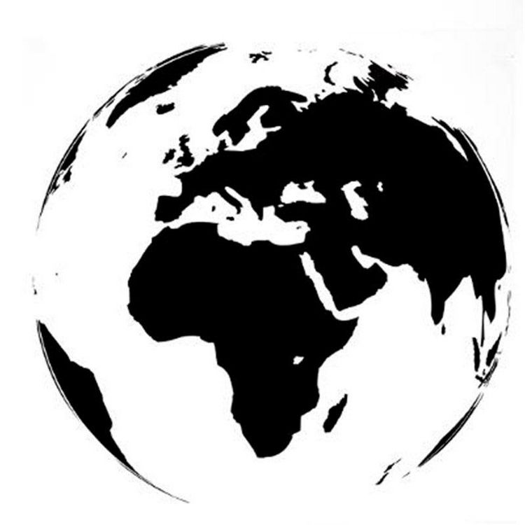 Sticker Plat Déco Carte 60cm Noir & Blanc Budget ❤️ Sticker Plat Déco Carte 60cm Noir & Blanc ???? -Paris Prix Sales unnamed file 366