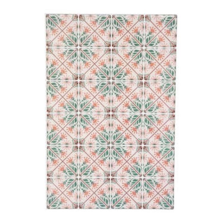 Promo ???? Lot De 2 Stickers Caro Mosaic 20x30cm Multicolore ???? 1 Promo ???? Lot De 2 Stickers Caro Mosaic 20x30cm Multicolore ????