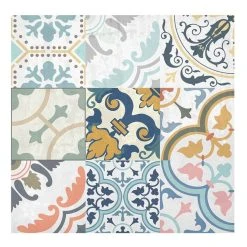 Meilleure vente ✔️ DIVERS Toile Adhésive Murale Jade - 60 X 60 Cm - Bleu ⌛