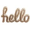 Promo ???? Sticker Ballon Hello 22x40cm Or ⭐