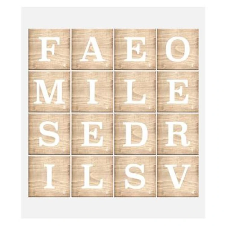 Acheter ❤️ Sticker Relief Lettres 41x41cm Blanc ✔️ 1 Acheter ❤️ Sticker Relief Lettres 41x41cm Blanc ✔️