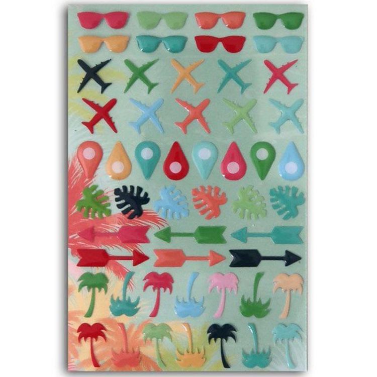 Toga 52 Autocollants Epoxy - Paradis tropical Tout neuf ???? Toga 52 Autocollants Epoxy - Paradis Tropical ???? -Paris Prix Sales unnamed file 415