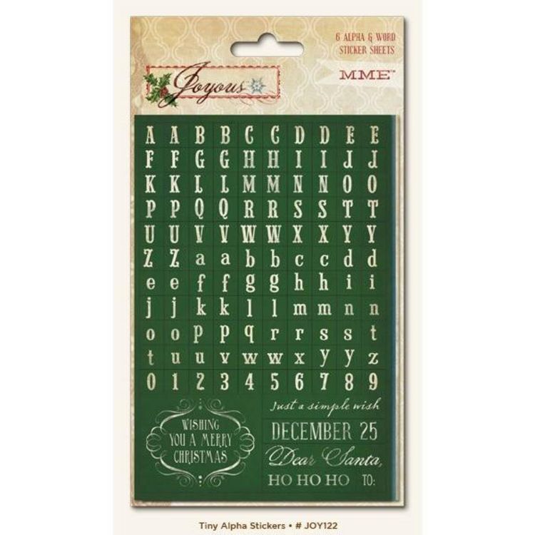 Offres ???? Joyous Alphabet Autocollant Noël ???? 1 Offres ???? Joyous Alphabet Autocollant Noël ????